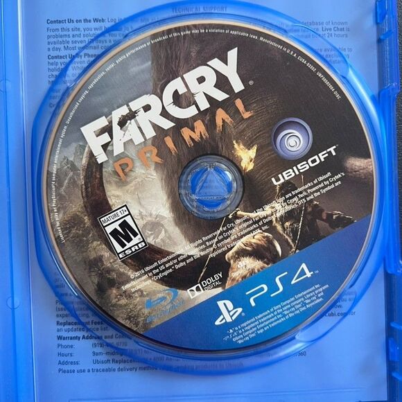 Far Cry Primal - Sony PlayStation 4 PS4 Video Game Disc & Case - Picture 3 of 3